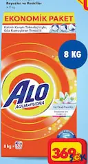 ALO TOZ DETERJAN BEYAZLAR VE RENKLİLER 8 KG fiyat ve kampanya bilgisi